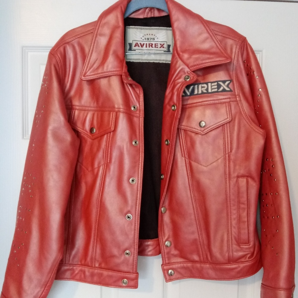 Avirex Ladies 100% Leather Jacket